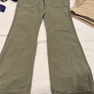 Abercrombie & Fitch Olive Green Cargo Pants